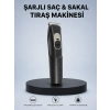 Kablosuz, Paslanmaz Çelik Bıçaklı Profesyonel Saç Ve Sakal Tıraş Makinesi – Sessiz, Güçlü Ve Ergonomik