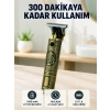 Kablosuz Saç Sakal Kesme Makinesi T Tipi Metal Bıçaklı 3 Kademeli Taraklı