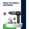 Kablosuz Şarjlı Araç İçi Ve Küçük Alanlar İçin Güçlü Vakumlu Süpürge