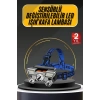 Kafa Lambası 800 Lümen 4 Mod Yüksek Işık Flaşörlü Şarjlı Led Lamba