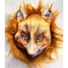 Kahverengi Peluş Saçlı Tilki Maskesi Mega Peluş 29 No