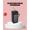 Kamp Ve Outdoor Kullanıma Uygun Güneş Panelli Powerbank