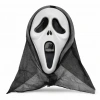 Kapşonlu Çığlık Maskesi Scream Maskesi - Hayalet Maskesi 33x21 Cm