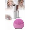 Kaş Bıyık Ve Yüz Epilasyon Aleti Ve Titreşimli Yüz Temizleme Masaj Aleti İkili Set