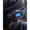 Kask İçi Bluetooth Kulaklık Kamera Ve Fener Özellikli Su Geçirmez Dayanıklı Tasarım