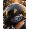 Kask İçi Kablosuz Kulaklık Kamera Fonksiyonlu Ipx8 Su Geçirmez Ve Led Ekranlı