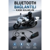 Kask Kulaklığı Motosiklet Intercom Interkom Dinleme Konuşma Özellikli Su Geçirmez