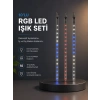 Kayan Yıldız Efektli Rgb Led Işık Seti İç Ve Dış Mekan Kullanımı