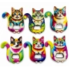 Kedi Tasarımı İstanbul Temalı Buzdolapı Süsü Magnet Alk5407