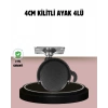 Kilitli 4 Cm Tekerlek Ayak 4’lü Set Zemin Koruyucu