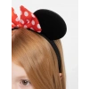 Kırmızı Fiyonklu Minnie Mouse Taç Fare Tacı Kafa Bandı