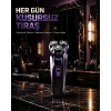 Kompakt Şarjlı Saç Sakal Tıraş Makinesi Kuru Kullanım Özellikli