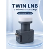 Ku Band Twin Lnb Çift Çıkış 4k Ultra Hd Destekli 0.1 Db Uydu Anten Lnb