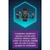 Kulak İçi Kablosuz Bluetooth Kulaklık Ve Nfc Ve Gps Özellikli Akıllı Saat Alarm Ve Titreşim