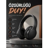 Kulak Üstü Bluetooth Kulaklık Ayarlanabiilir Uzun Pil Ömrü Kablosuz 5.0 Bluetooth