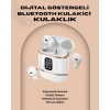 Kulakiçi Bluetooth Kulaklık V5.3 – 4’lü Set, Dijital Ekranlı, Gürültü Engelleme