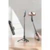 Kumandalı Tripod Telefon Tutucu Selfie Çubuğu 360 Derece Dönebilen