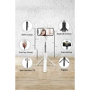 Led Işıklı Selfie Çubuğu Bluetooth Kumandalı Kablosuz Tripot Selfie Monopod Selfie Stick (beyaz)