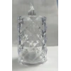 Led Mum Şeffaf Kristal LED Mum Pilli Alevsiz Çay Mumu Düğün Doğum Günü Ortam Işığı Mini (599)