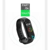M4 Akıllı Saat Bileklik Kalp Hızı Kan Basıncı Nabız Pedometre Smart Watch