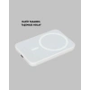 Magsafe Uyumlu Kablosuz Powerbank – Güçlü Mıknatıs, Hızlı Şarj, Kompakt Tasarım
