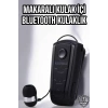 Makaralı Bluetooth Kulaklık Çağrı Cevaplama Kablolu Uzun Pil Ömrü