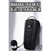 Makaralı Bluetooth Kulaklık Çağrı Cevaplama Kablolu Uzun Pil Ömrü