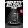 Makaralı Bluetooth Kulaklık Telefon Uyumlu Makaralı Tf Kart Girişli Güç Göstergeli