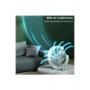 Masaüstü Vantilatör Usb Şarjlı Rgb Led Işıklı 3 Kademeli 180° Ayarlanabilir Soğutucu Fan Pembe