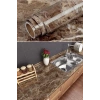 Mermer Desenli Masa Tezgah Mutfak Su Geçirmez Yapışkanlı Folyo Sticker Kahverengi 5x0,6m