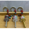 Metal Feng Shui Şans Çarkı Anahtarlık Alk4458