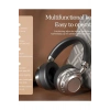 Metal Kulak Üstü Kablosuz Bluetooth Kulaklık Hybrid Anc Type-c Hızlı Şarj Bluetooth 6.0