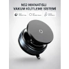 Mıknatıslı Araç Telefon Tutucu Vakum Teknolojili 360° Ayarlanabilir