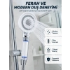 Mineral Taşlı Filtreli Duş Başlığı Güçlü Su Basınçlı Banyo Başlığı