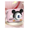 Mini 1080p Hd Çocuk Kamera Dijital Fotoğraf Makinesi 2.0 Inç Ekran 5 Adet Oyun Pembe