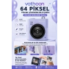 Mini Dijital Kamera 64mp 16x Digital Zoom Retro Vintage 1.4’’ekranlı Video Kamera Taşınabilir Tasarım Mavi