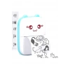 Mini Fotoğraf Yazıcı Kablosuz Etiket Yazıcı Baskı Makinesi Ios Android Uyumlu Termal Printer Pembe