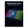 Mini Klavye Smarttv Işıklı Bluetooth Kablosuz Televizyon Ps3 Dizüstü Tabletler Ve Telefonlar İçin