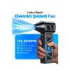 Mini Turbo Fan 130.000 Rpm Şarjlı 8000 Mah Batarya 4 Vitesli Taşınabilir Elektrikli Hava Üfleyici Kompresörü