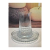 Müge 6lı Cam Çay Tabağı Çay Tabak Altlığı-TG-2023 (599)