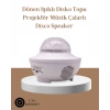 Müzik Ritimli Işık Değişimi & Dönen Dalga Efekti – Galaxy Projektör