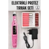 Nasır Temizleyici Manikür Pedikür Seti Elektrikli Usb Girişli