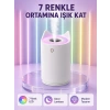 Oda Nemlendirici Led Işıklı Ultrasonik Buhar Makinesi Aroma Difüzör