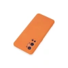 One Plus 9 Pro Kılıf Nano İçi Kadife Silikon - Turuncu