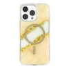 Onegif Apple İphone 15 Pro Max Lotus Simli Magsafe Kapak - Gümüş