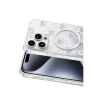 Onegif Apple İphone 15 Pro Max Misk Simli Magsafe Kapak - Desen 3