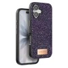 Onegif Apple İphone 17 Bright Simli Kapak - Derin Mor