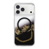 Onegif Apple İphone 17 Pro Max Lotus Simli Magsafe Kapak - Siyah