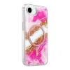 Onegif Apple İphone 17e Lotus Simli Magsafe Kapak - Pembe