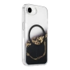 Onegif Apple İphone 17e Lotus Simli Magsafe Kapak - Siyah